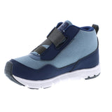 Child Tsukihoshi Tokyo Sneaker in Navy/Sea from the front view