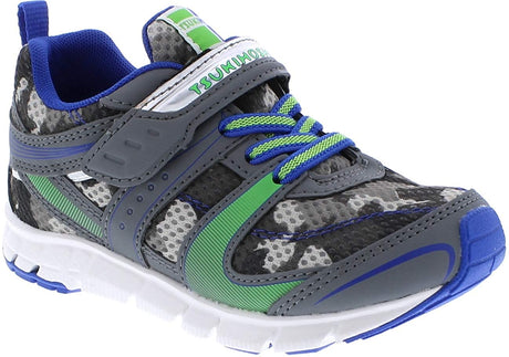 Child Tsukihoshi Velocity Sneaker in Gray/Camo