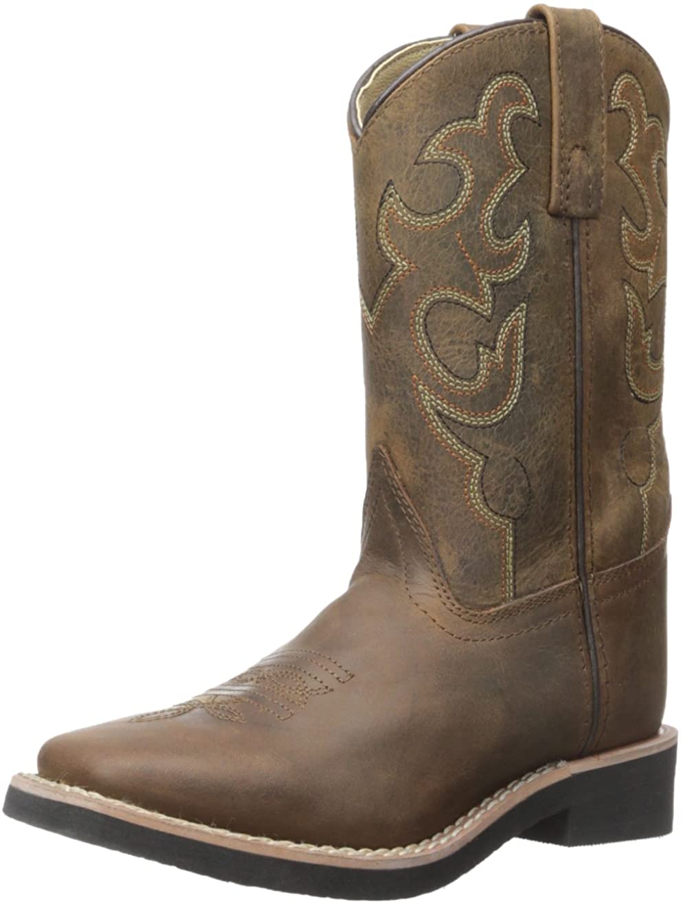 Children's Smoky Mountain Pueblo Leather Boot in Dark Crazy Horse