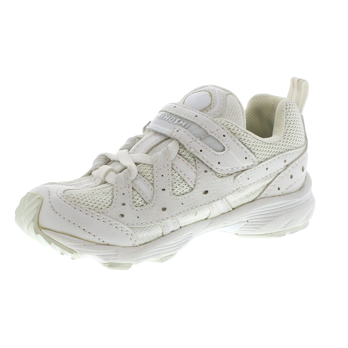 Childrens Tsukihoshi Speed Sneaker in White/White from the front view