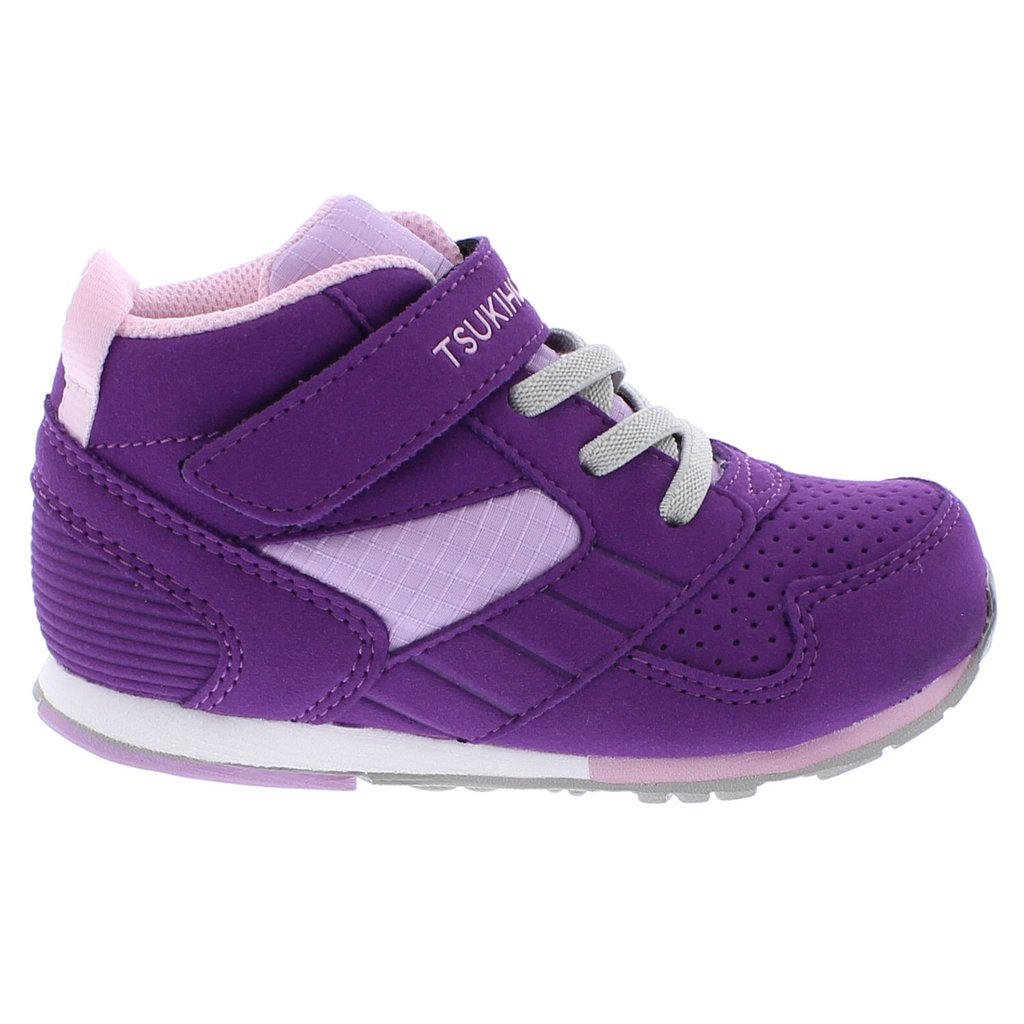 Child Tsukihoshi Racer-Mid Sneaker in Purple/Pink