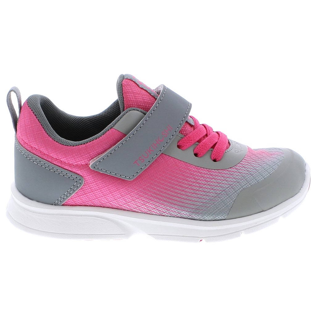 Child Tsukihoshi Turbo Sneaker in Fuchsia/Gray
