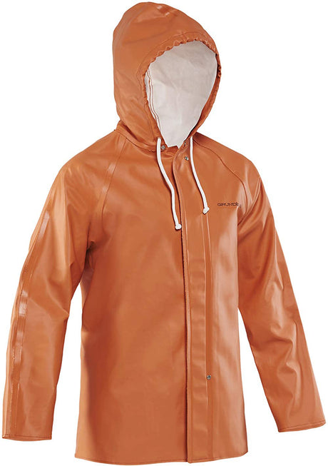 Clipper 282 Jacket in Orange color from the front view