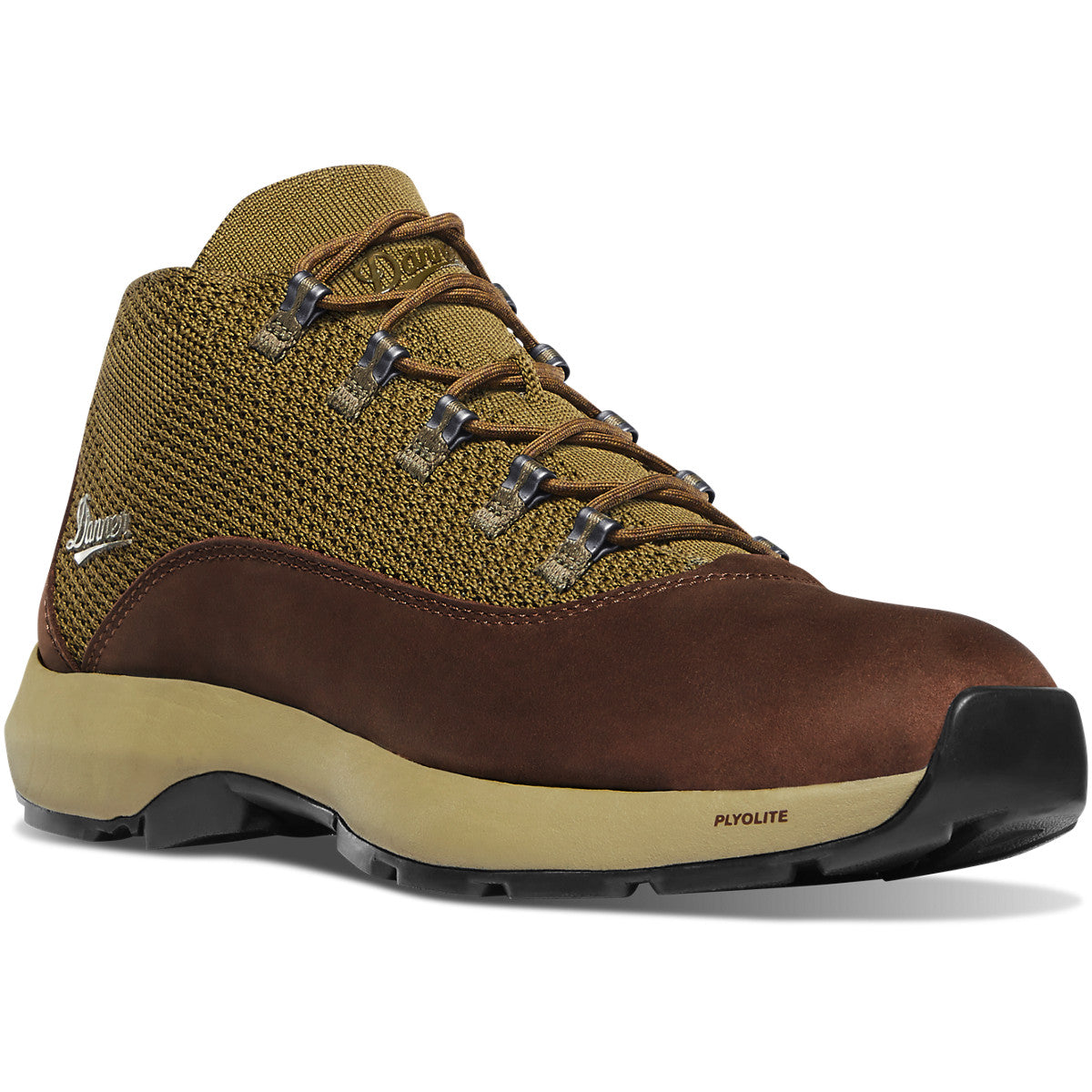Danner Men's Caprine 4" Lifestyle Boot in Olive/Pinecone from the side