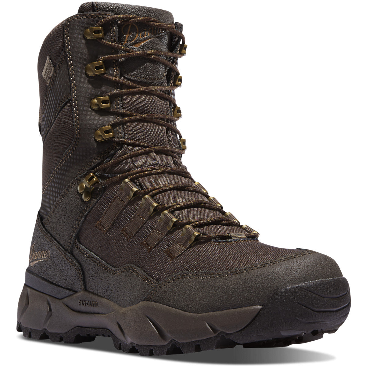 Danner Men's Vital 8" Waterproof Hunting Boot in Brown from the side