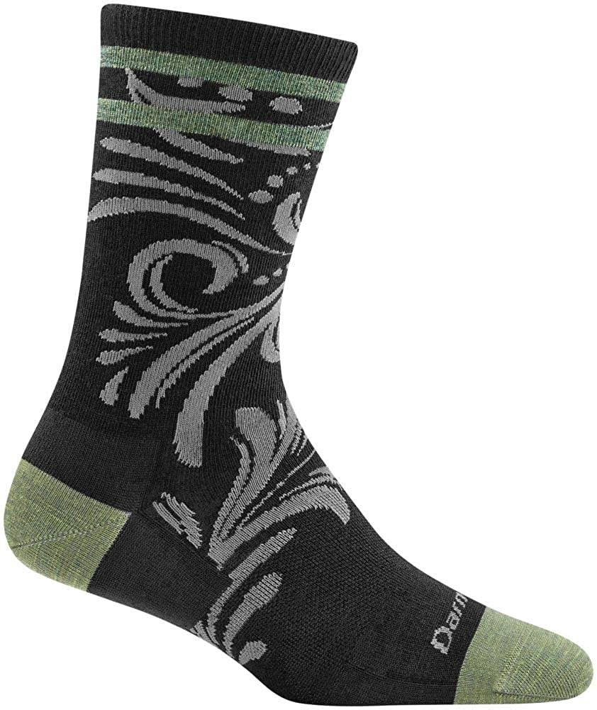 Women's Darn Tough Vines Crew Lightweight Sock in Black