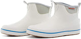 Deck-Boss Ankle Boot in White color from the side view