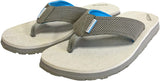 Deck Hand Sandal in Glacier Grey color from the side view