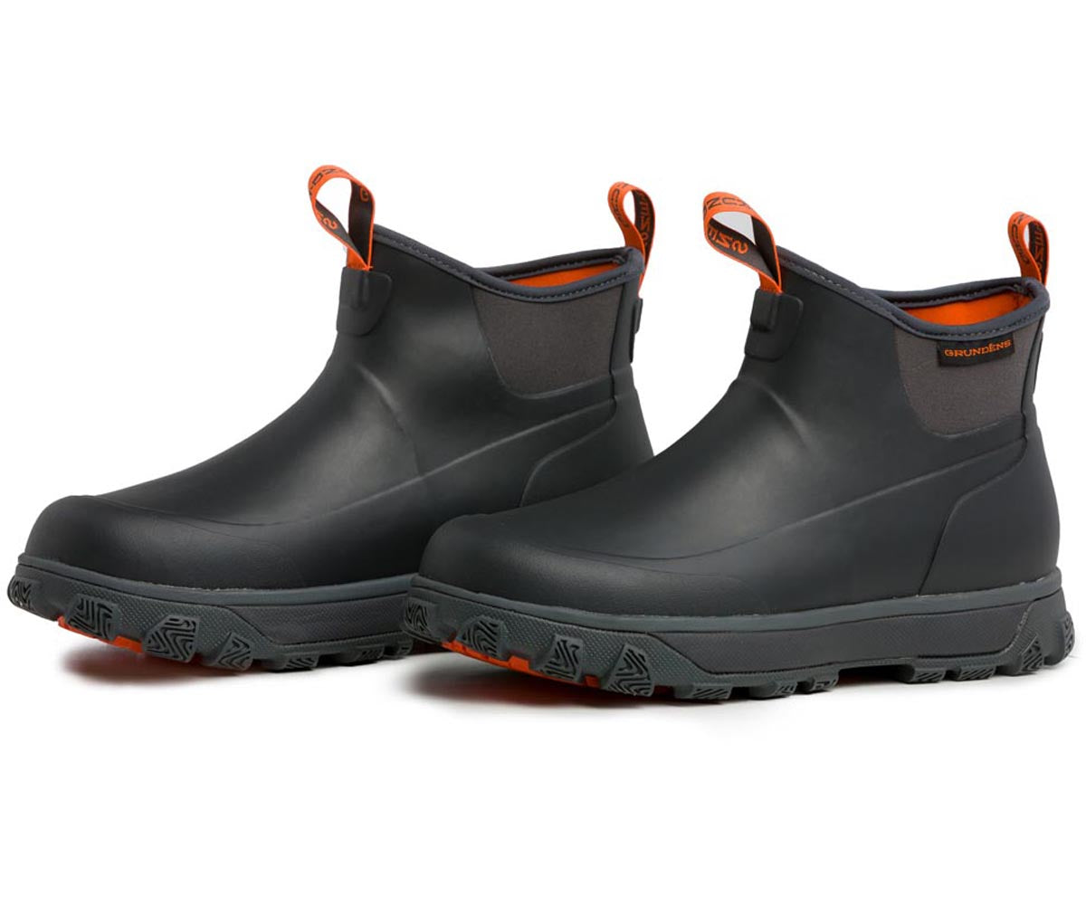 Pair of Deviation 6 Inch Ankle Boot in Anchor from the side view