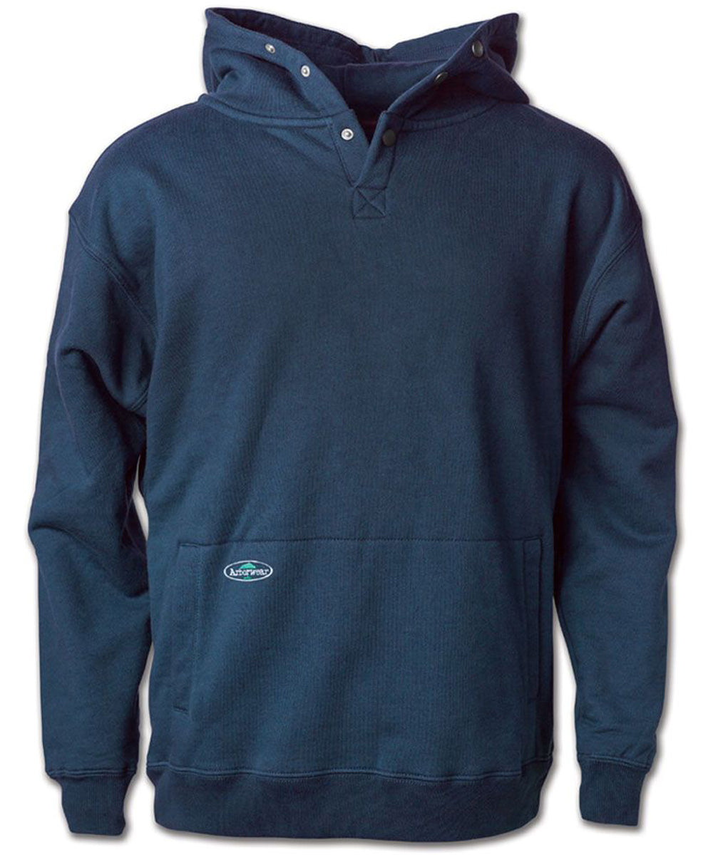 Double Thick Pullover Sweatshirt in Navy color from the front view