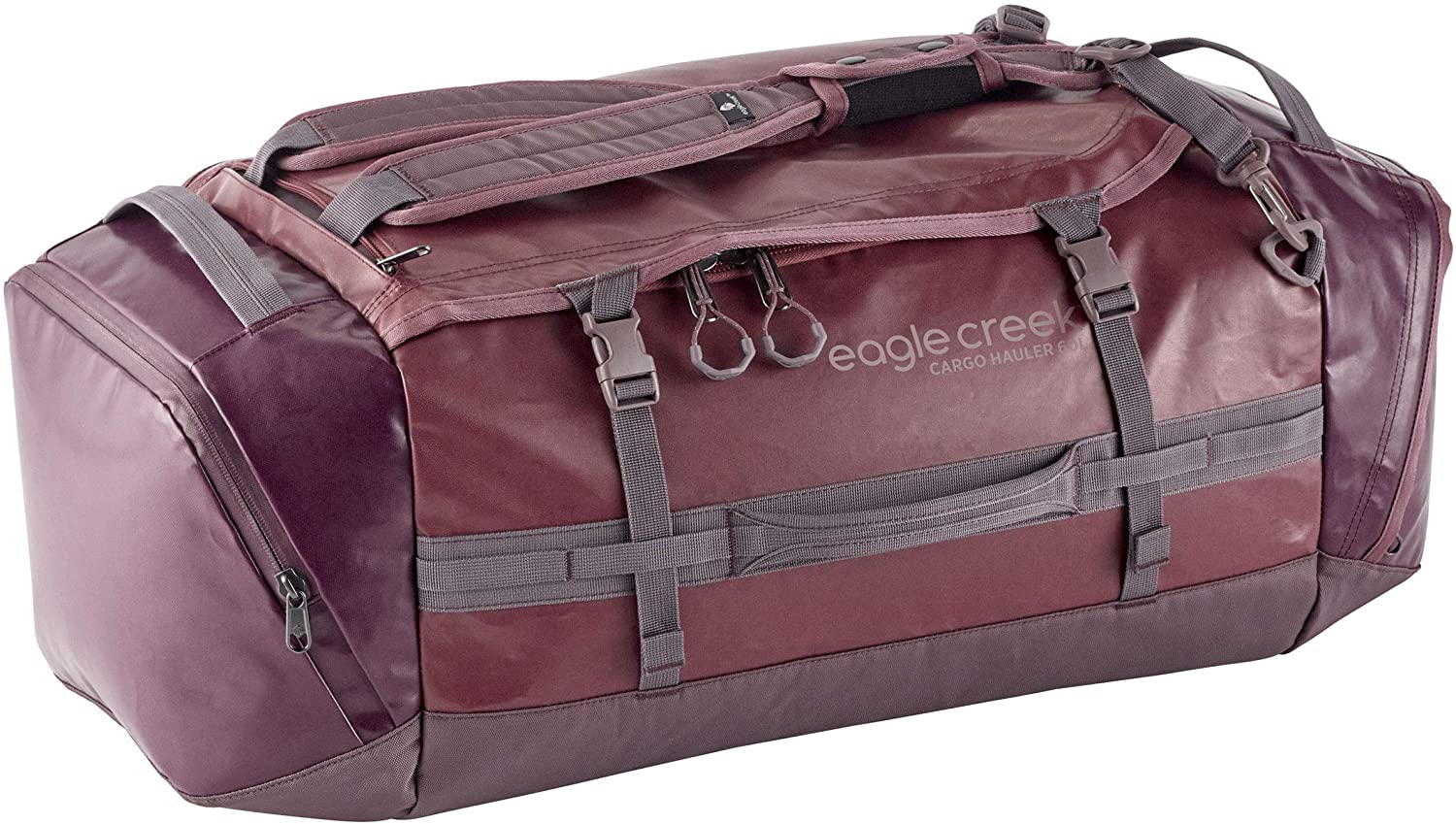 Eagle Creek Cargo Hauler Duffel 60L in Earth Red color from the front