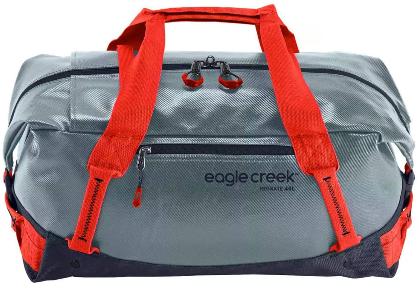 Eagle Creek Migrate Duffel 40L in Biwa Lake Blue color from the front