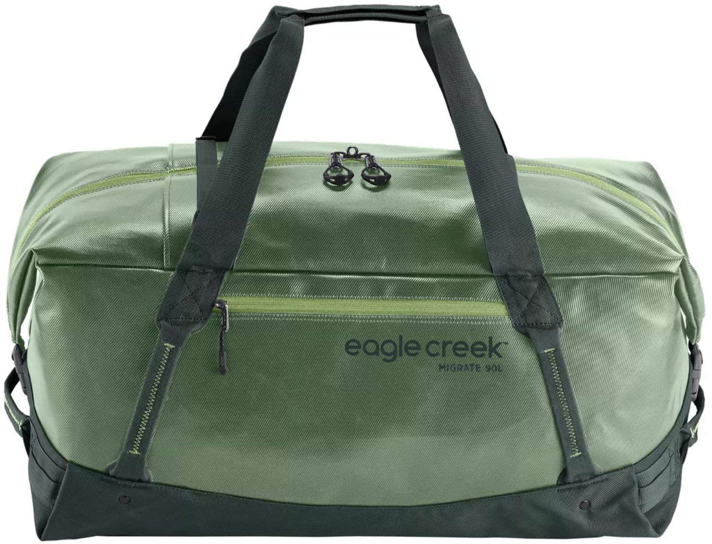 Eagle Creek Migrate Duffel 90 Liters in Mossy Green color from the front