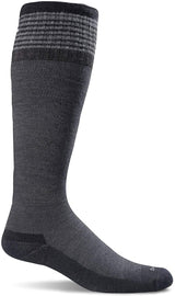 Sockwell Women's Elevation Sock in Black color from the side