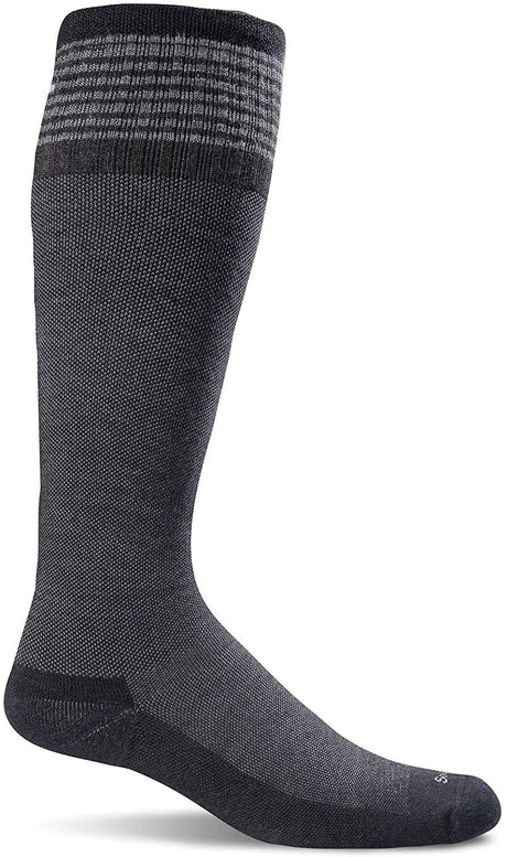 Sockwell Women's Elevation Sock in Black color from the side