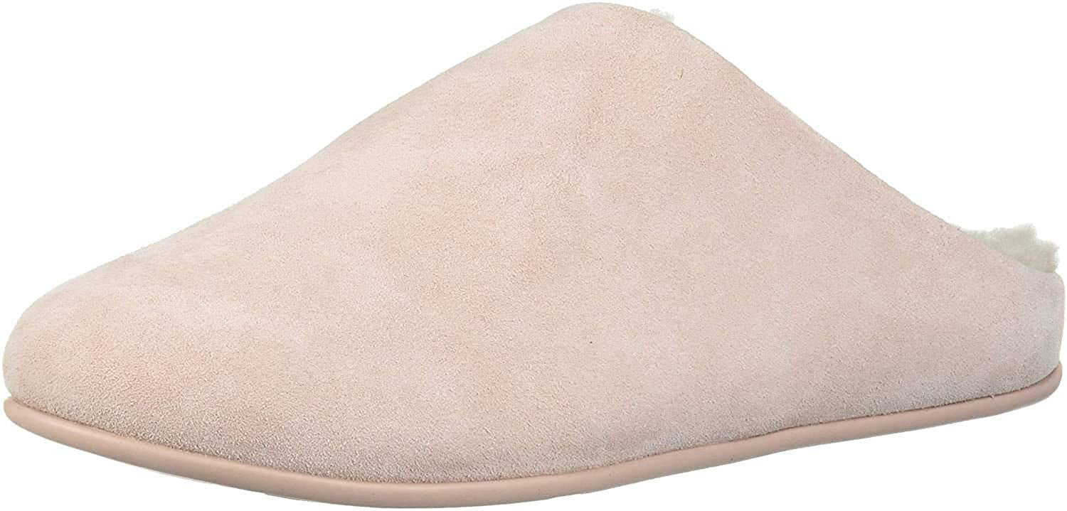 Chrissie Shearling in Nude from the side