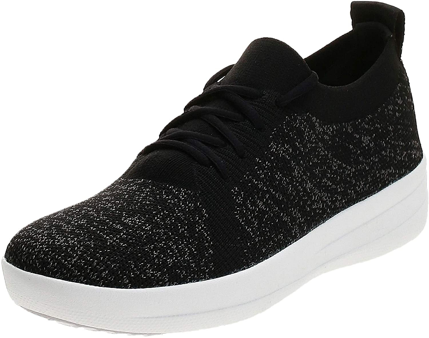 F-Sporty Uberknit Sneakers in Black from the side