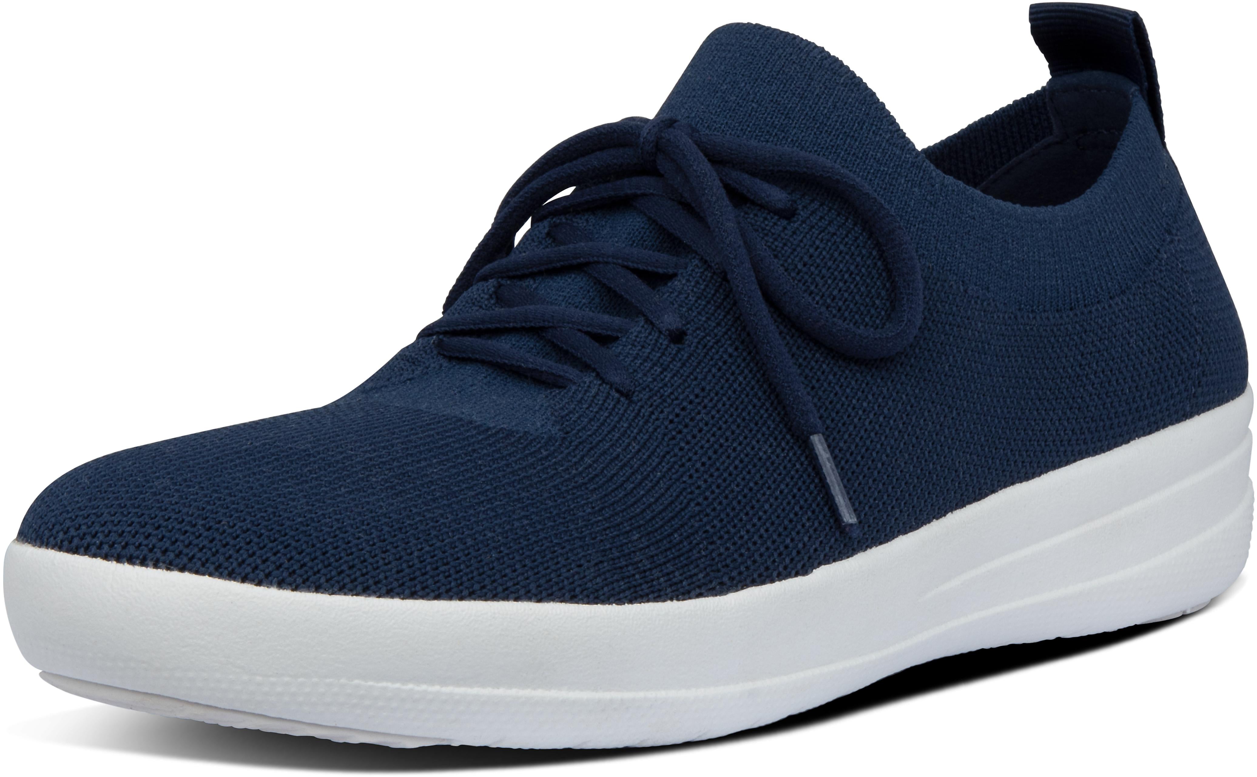 F-Sporty Uberknit Sneakers in Midnight Navy from the side