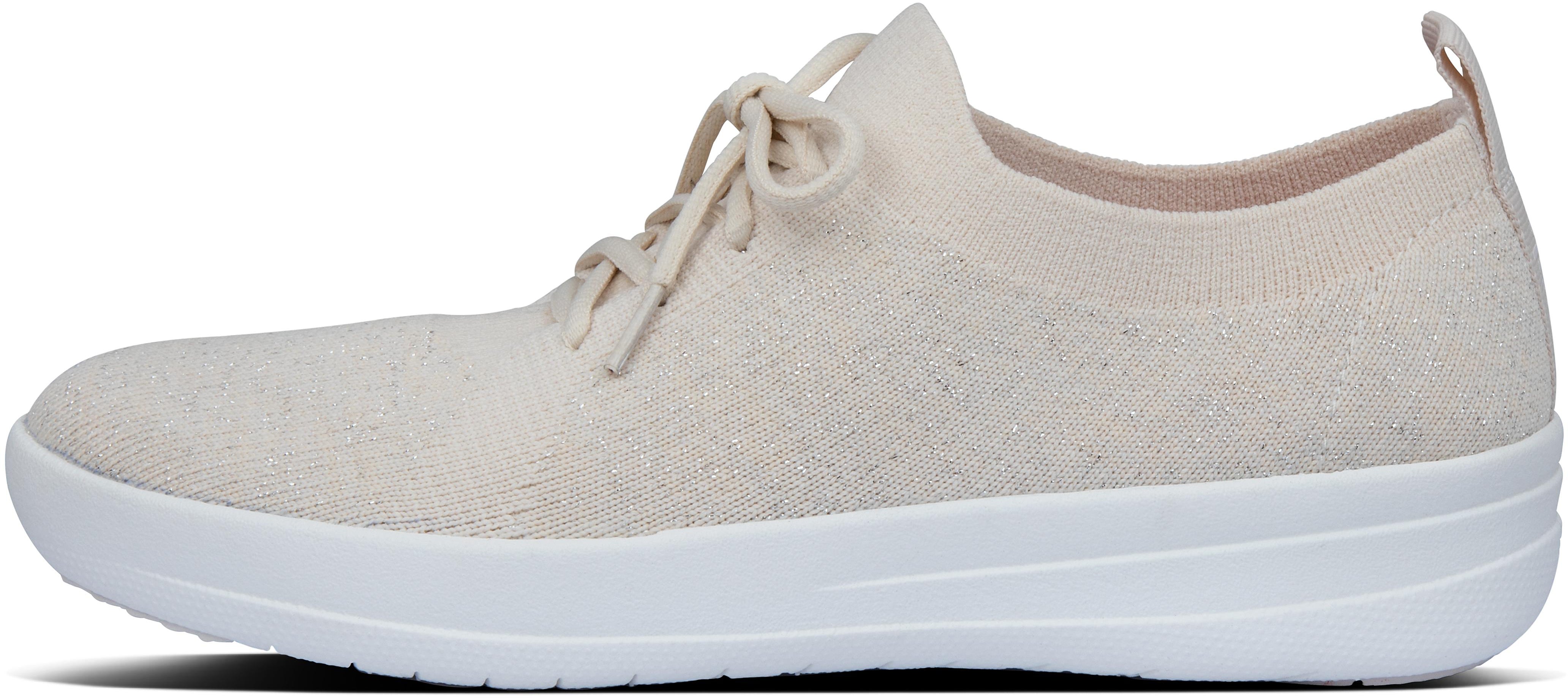 F-Sporty Uberknit Sneakers in Stone from the side