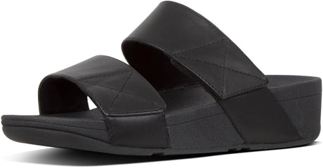 Mina Slides in All Black from the side