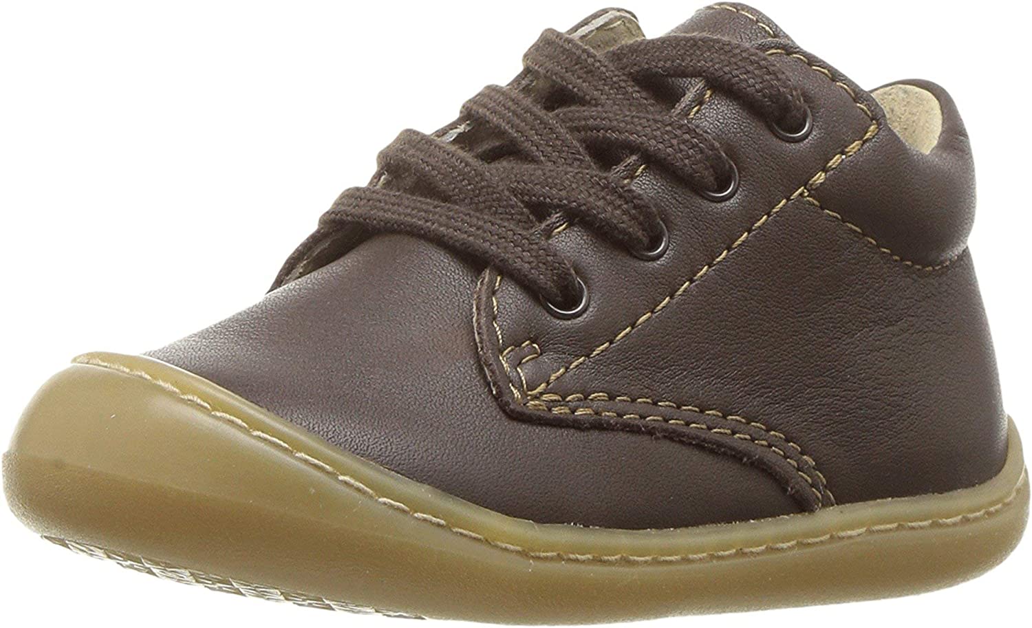 Footmates Reagan Infant Oxford (age 0-24 months) in Brown Nappa view from the front