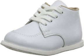 Footmates Seraph Infant Shoe (age 0-24 months) in White view from the front