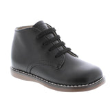 Footmates Todd Infant Boot (age 0-24 months) in Black view from the front