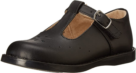 Girl's Footmates Sherry Infant Mary Jane (age 0-24 months) in Black view from the front