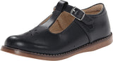 Girl's Footmates Sherry Youth Mary Jane (age 4-12 years) in Navy view from the front