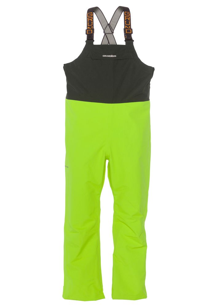 Men's Full Share Bib Pant in Hi-Vis Yellow/Grey