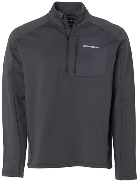 Men's Grundéns Grundies Thermal 1/4 Zip Top in Anchor from the front