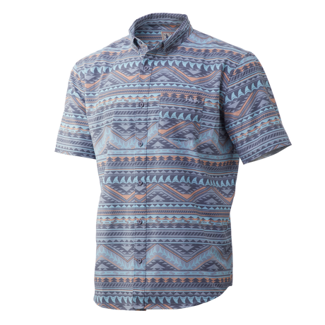 Huk Kona Kai SS in Fusion Coral color from the front