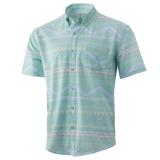 Huk Kona Kai SS in Key Lime color from the front