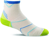 Sockwell Women's Incline Quarter Sock in Natural color from the side