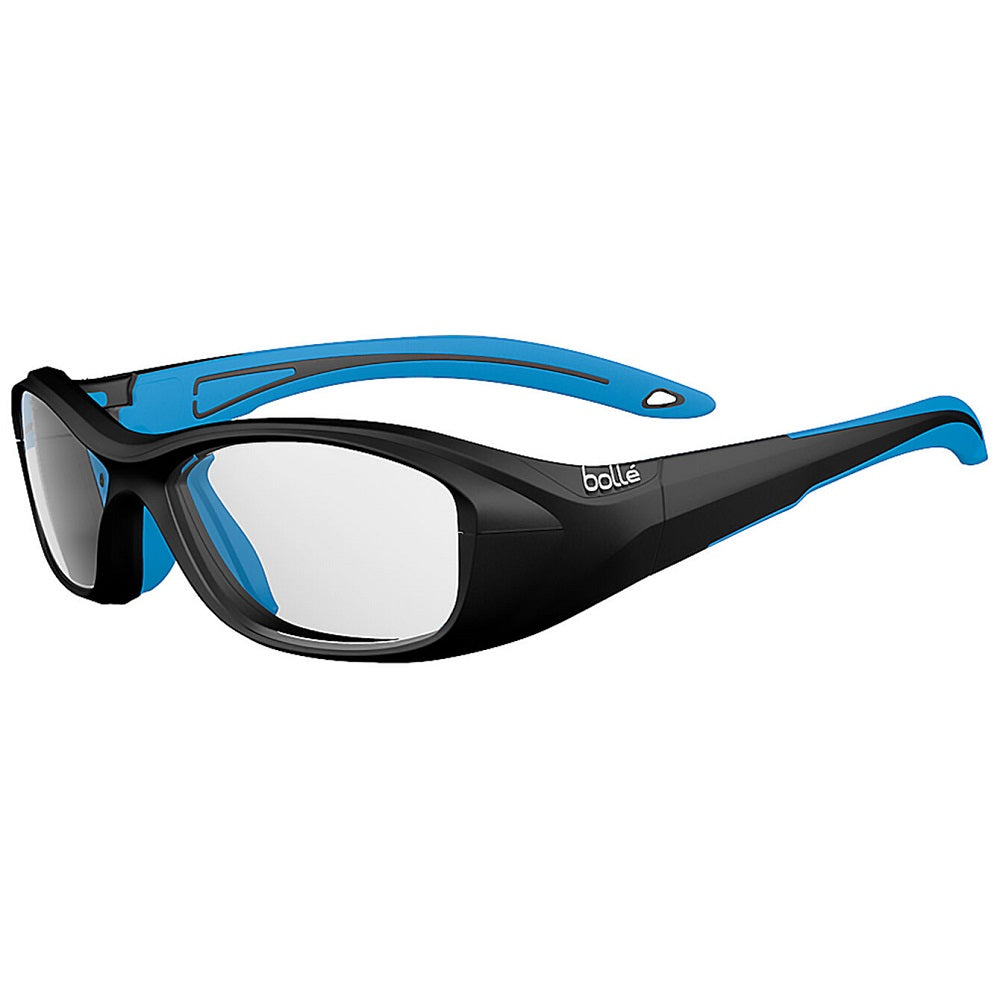 Kids Bolle Swag Protective Glasses Black Electric Blue Matte