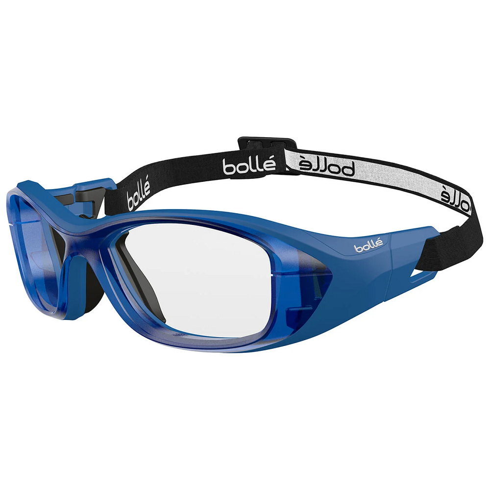 Kids Bolle Swag Strap Protective Glasses True Blue Matte