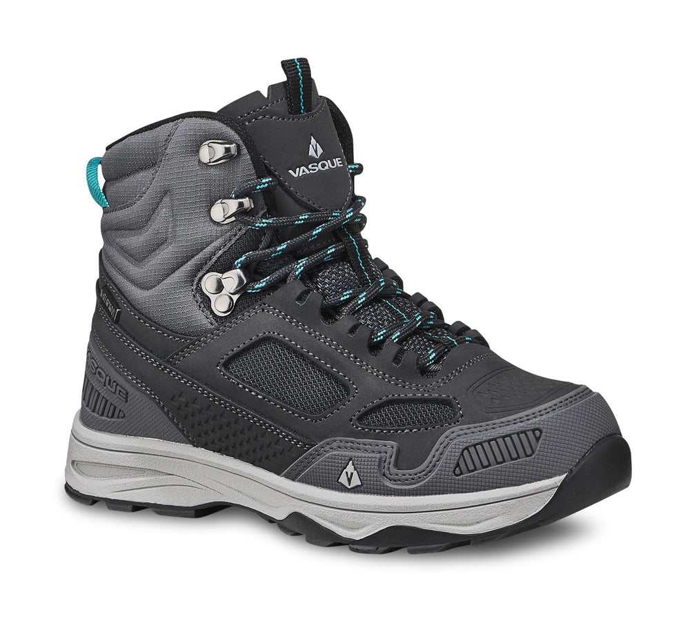 Kids' Vasque Breeze All-Terrain Ultradry Waterproof Hiking Boot in Magnet/Baltic