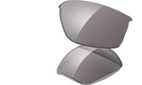 Men's Oakley Flak Jacket Replacement Lens in Slate Iridium from the front view