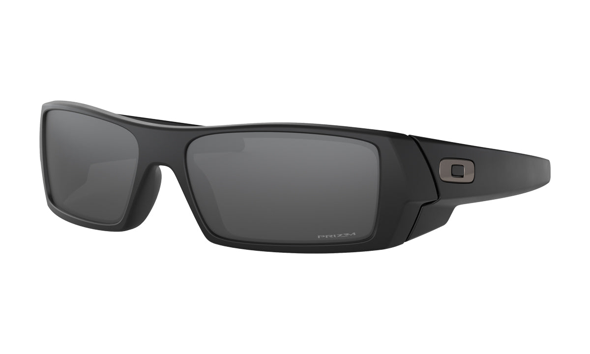 Men's Oakley Gascan Sunglasses in Matte Black/Prizm Black from the front view