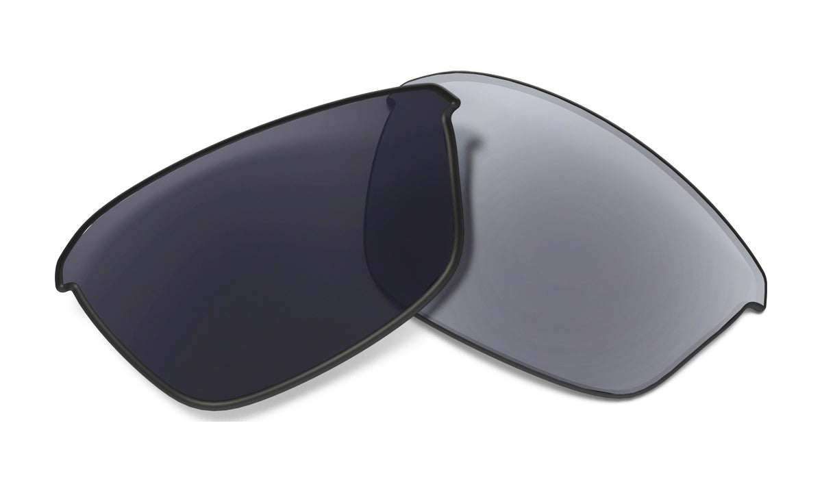 Men's Oakley Half Jacket 2.0 Replacement Lens in Grey from the front view
