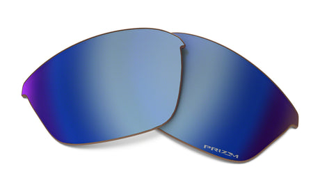 Men's Oakley Half Jacket 2.0 Replacement Lens in Prizm Deep Water Polarized from the front view