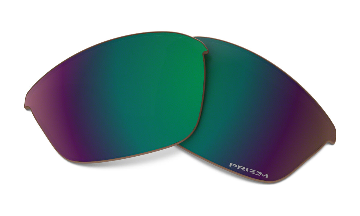 Men's Oakley Half Jacket 2.0 Replacement Lens in Prizm Shallow Water Polarized from the front view