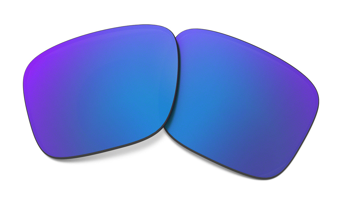 Men's Oakley Holbrook Replacement Lens in Sapphire Iridium from the front view