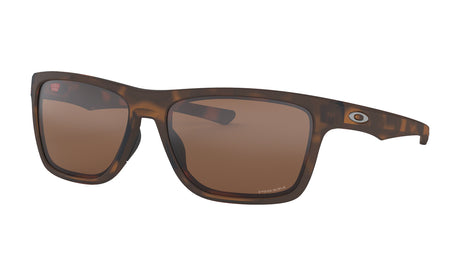 Men's Oakley Holston Sunglasses in Matte Brown Tortoise/Prizm Tungsten from the front view