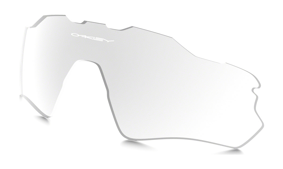 Men's Oakley Radar EV Path Replacement Lens in Clear from the front view