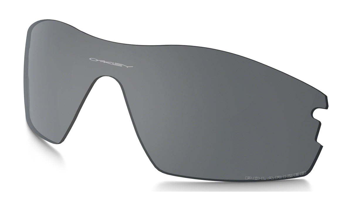 Men's Oakley Radar Pitch Replacement Lens in Black Iridium Polarized from the front view