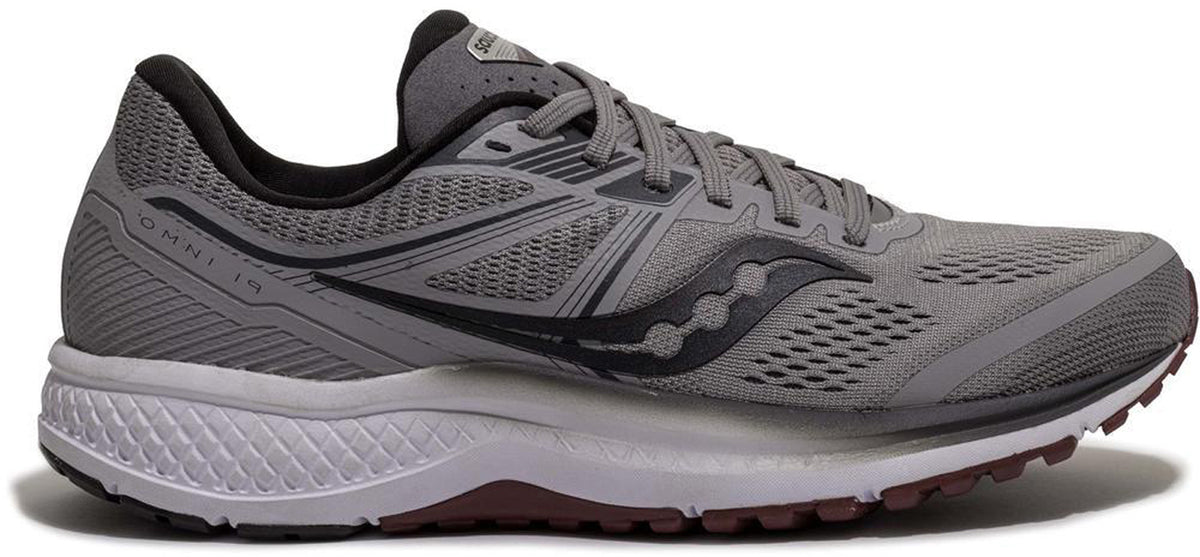 Men's Saucony Omni 19 Running Shoe Alloy | Brick
