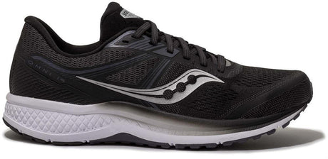 Men's Saucony Omni 19 Running Shoe Black | White