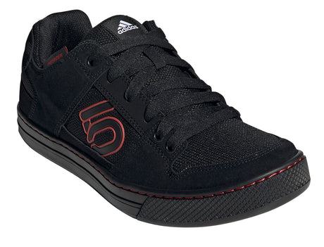 Men's Adidas Five Ten Freerider Biking Shoe in Core Black/Cloud White/Cloud White from the front
