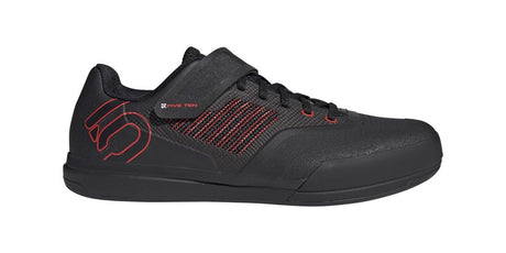 Men's Adidas Five Ten Hellcat Pro Mountain Bike Shoe in Red/Cblack/Cblack from the side